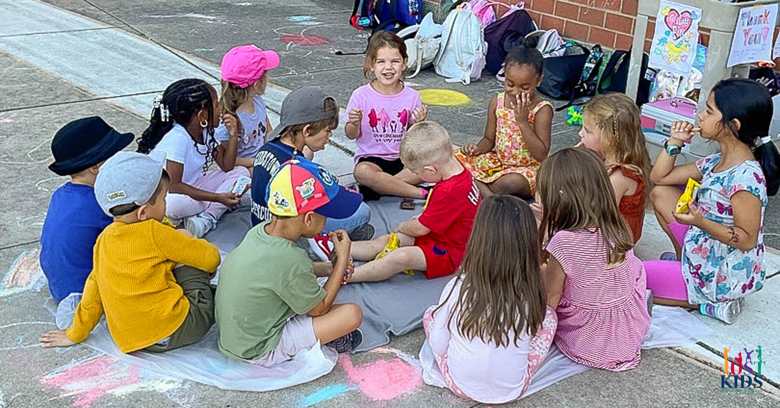 Children enjoying their time at the Just Kids Program.